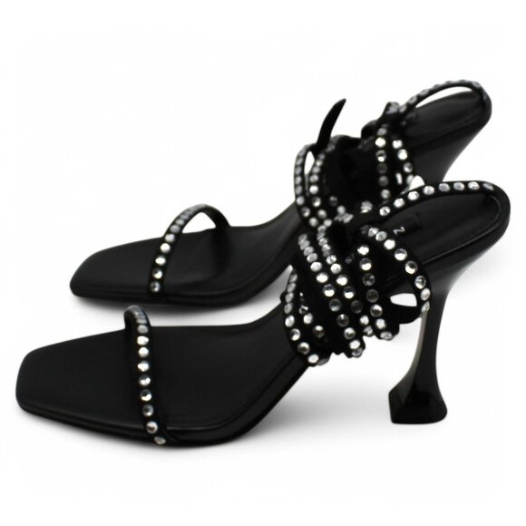 Nine West Ankle Wrap Sandals - Picture 6 of 8